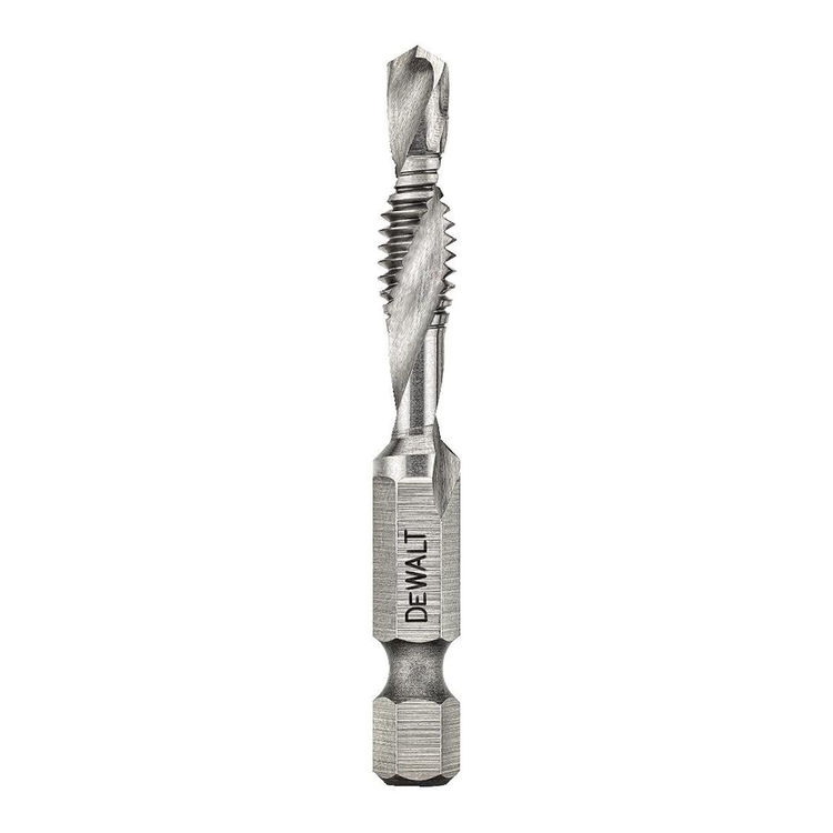 DeWALT DWADTQTR1420 Impact Ready Tap and Drill Bit, 3-Flute, Spiral Flute - 8mm x 1.25mm