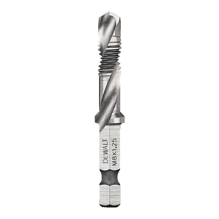 DeWALT DWADTQTR8MM125 Tap Drill Bit - 8mm x 1.25mm