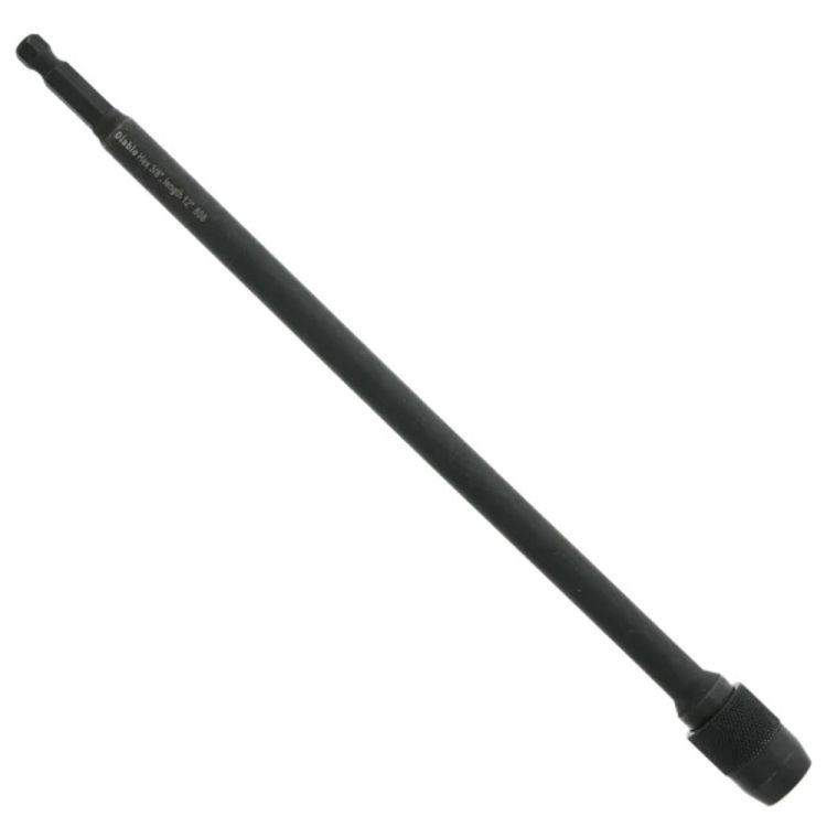 Diablo 12" x 3/8" Universal Extension with Hex Shank for Handheld Drills - DHS375XT12 