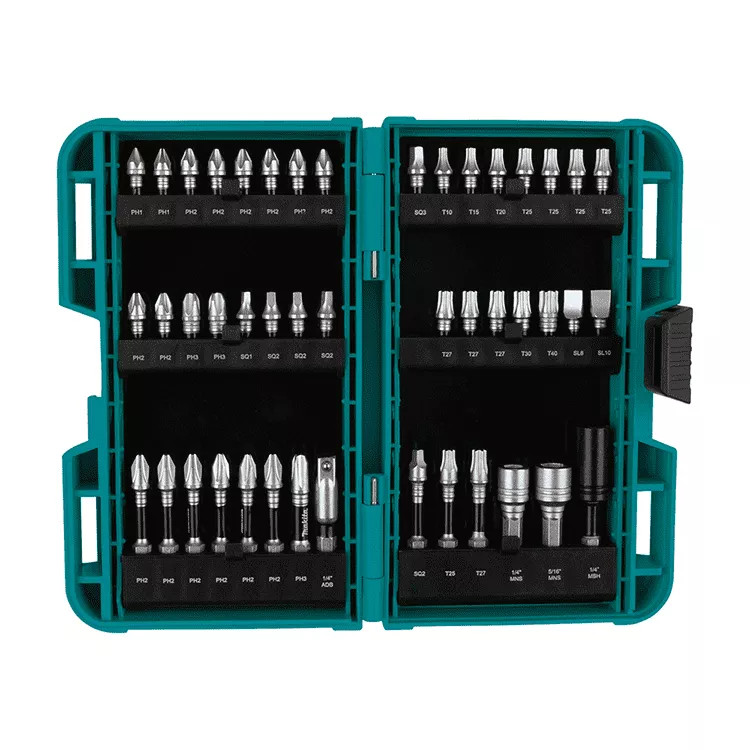 Makita 45-Pcs. Impact Bit Set, Steel Mix - E-01650 