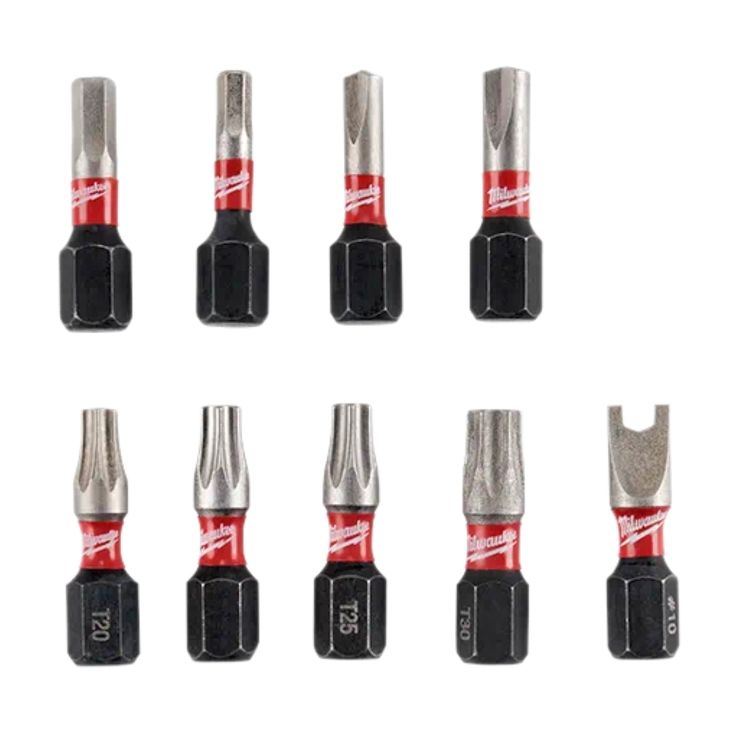 Milwaukee 48-32-4620 SHOCKWAVE Impact  Security Insert Bit Set - 9Pc