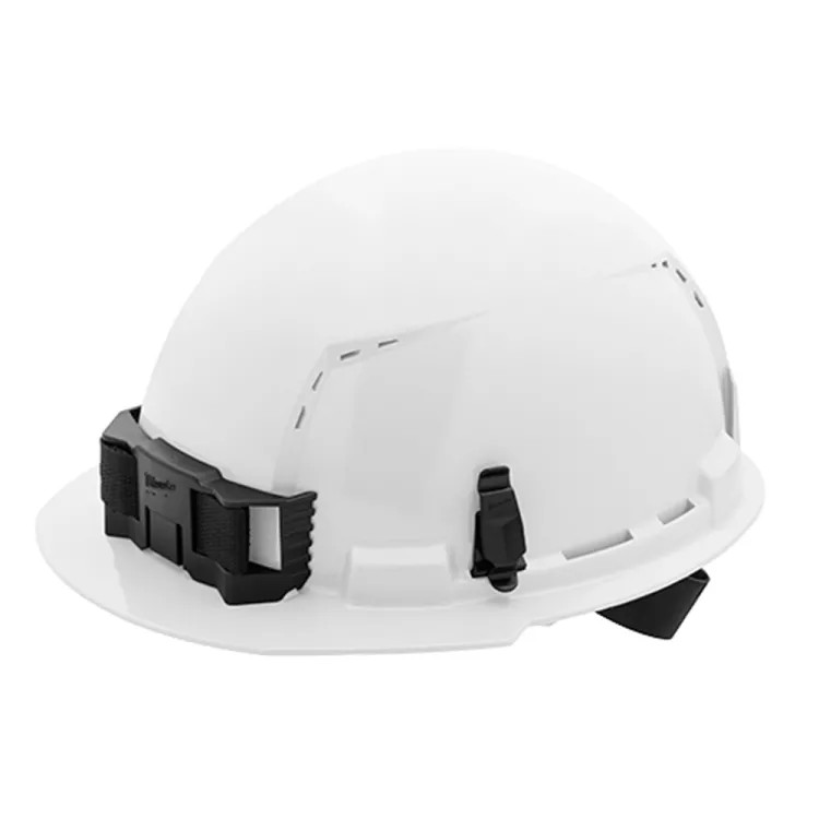 Milwaukee 48-73-1200 Vented Hard Hat with 4pt Ratcheting, Class C, White - Front Brim