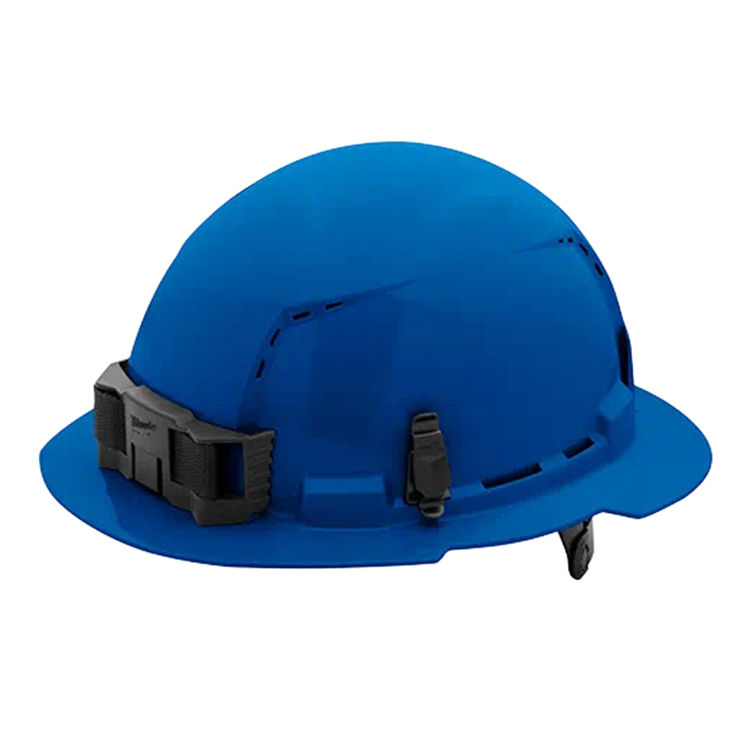 Milwaukee 48-73-1225 Vented Hard Hat with 6pt Ratcheting, Class C, Blue - Full Brim