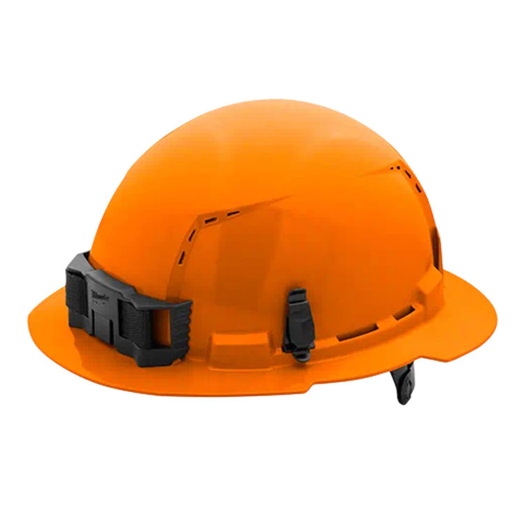 Milwaukee 48-73-1233 Vented Hard Hat with 6pt Ratcheting, Class C, Orange - Full Brim