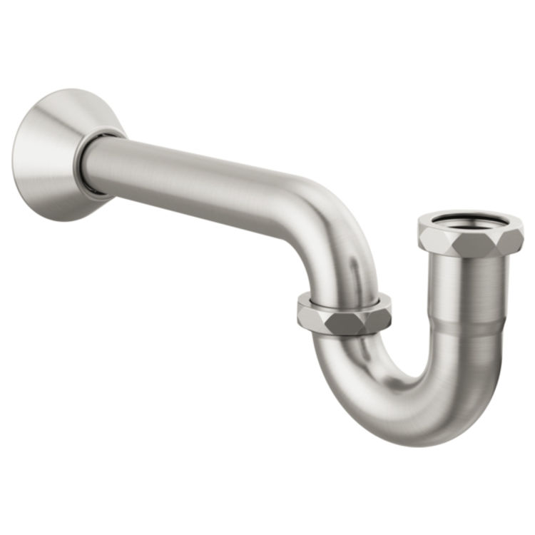Brizo BT031141-NK P-trap with Flange - Luxe Nickel