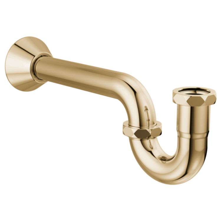 Brizo BT031141-PG P-trap with Flange - Polished Gold