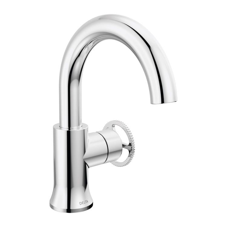 Delta Trinsic Single-Handle Bathroom Faucet w/ Pop-Up, Rigid Spout, 1.2 GPM, Chrome - 558HAR-DST