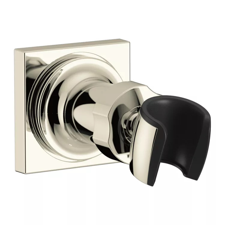 Delta Universal Adjustable Wall Mount For Hand Shower, Lumicoat Polished Nickel - U4010-PN-PR-PK