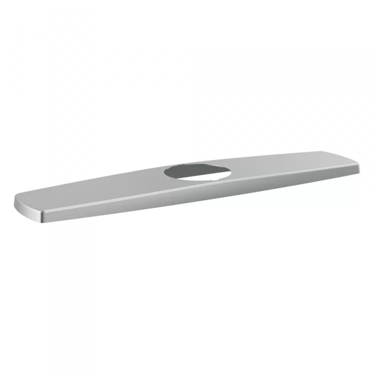 Delta Stryke 10" Metal Escutcheon for Single-Hole Stryke Kitchen Faucet, Arctic Stainless - RP100190ARPR
