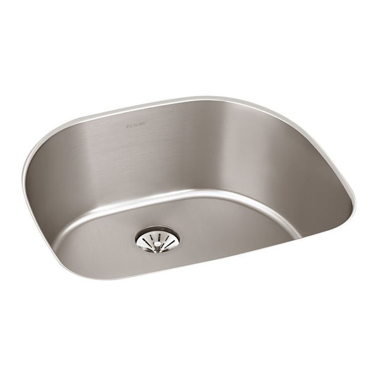 Elkay ELUHH2118TPD Lustertone Iconix Single Bowl Undermount Sink with Perfect Drain - Luminous Satin