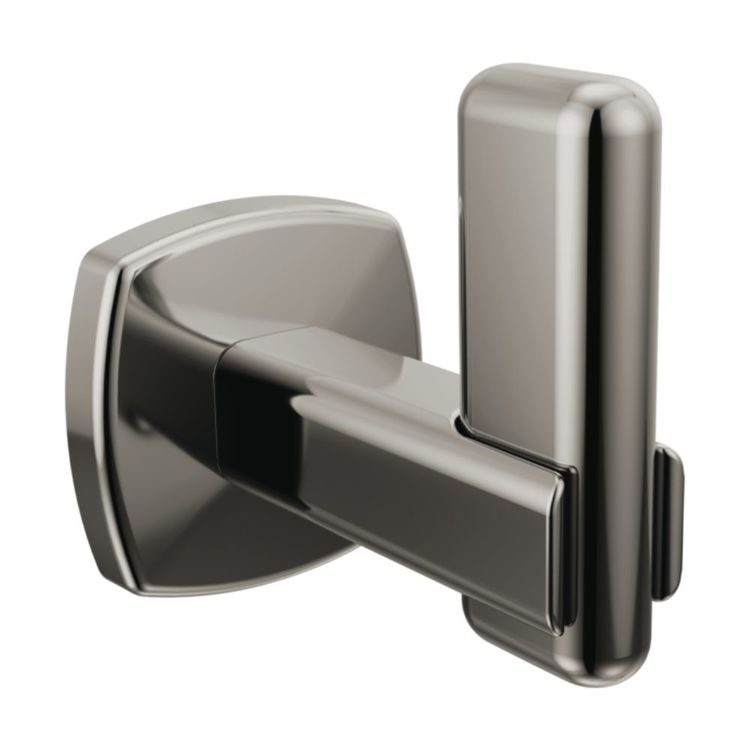 Brizo Allaria Robe Hook, Metal Constructed, Brilliance Black Onyx - 693467-BNX