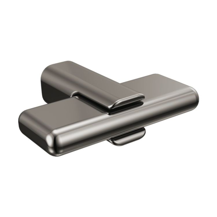 Brizo Allaria Drawer Knob, Metal Construction, Brilliance Black Onyx - 699267-BNX