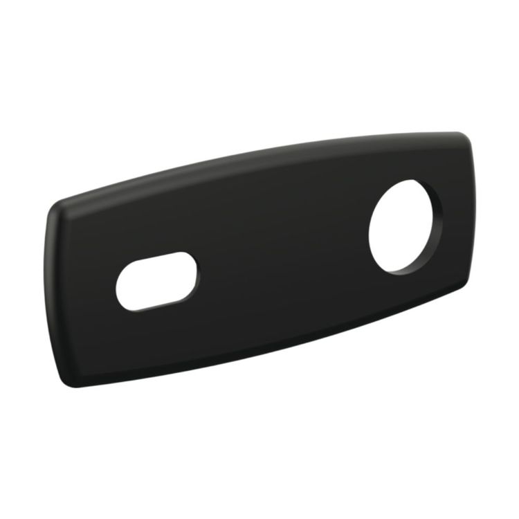 Brizo 696767-BL Allaria Wall Escutcheon, Matte Black