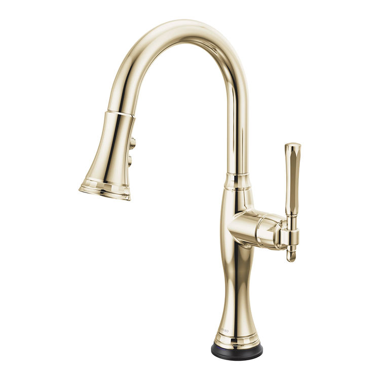 Brizo Tulham SmartTouch Single Handle Pull-Down Bar/Prep Faucet, Polished Nickel - 64958LF-PN