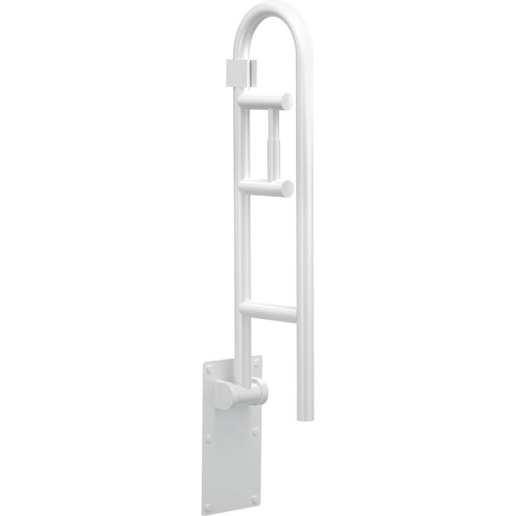 Moen R8962FDW 30" Flip-Up Grab Bar, Glacier White