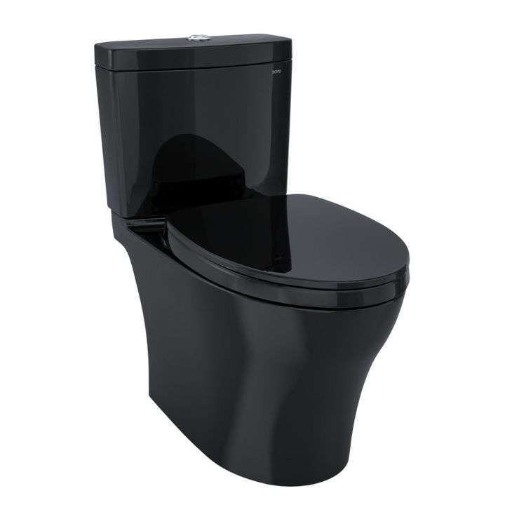 TOTO Aquia IV Two-Piece Toilet, Elongated, SoftClose Seat, 1.28/0.9 GPF, Ebony - MS446124CEMFN#51