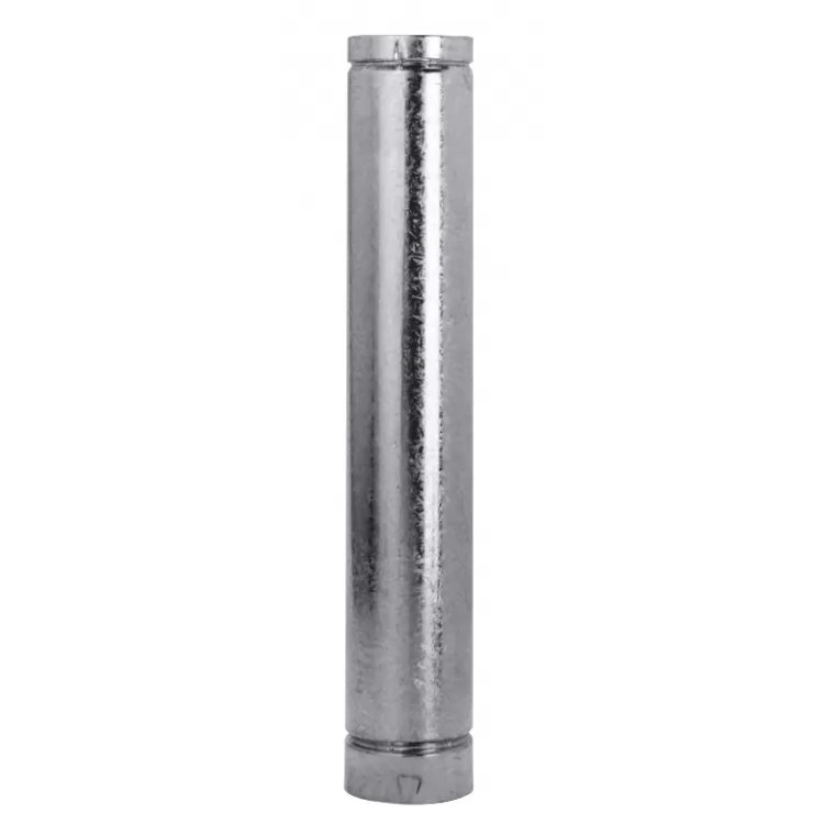 M&G DuraVent 5" Inner Diameter B-Vent Round Rigid Pipe with 12" Length - 5BV12