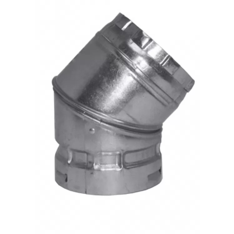 M&G DuraVent 10-Inch Inner Diameter B-Vent 45-Degree Adjustable Elbow - 10BVL45