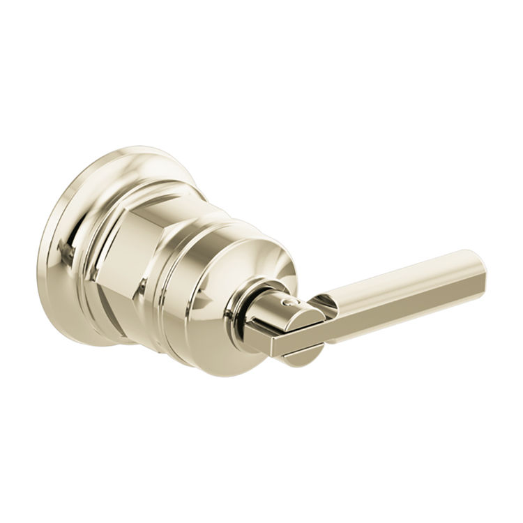 Brizo Invari Wall-Mount Metal Lever Handle Kit with Glide Ring, ADA, Brilliance Polished Nickel - HL5876-PN 