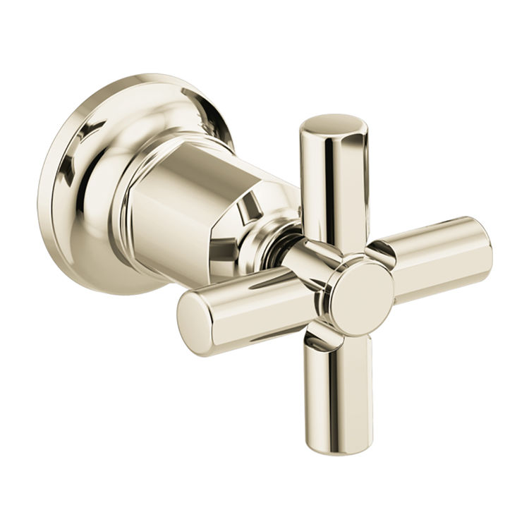 Brizo Invari Wall Mount Cross Handle For T70476, ADA, Brilliance Polished Nickel - HX70476-PN