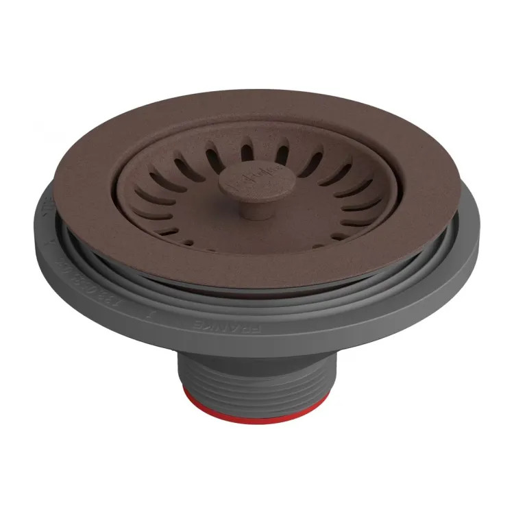 Franke Colorline Sink Strainer Assembly, Mocha - 900-MOC