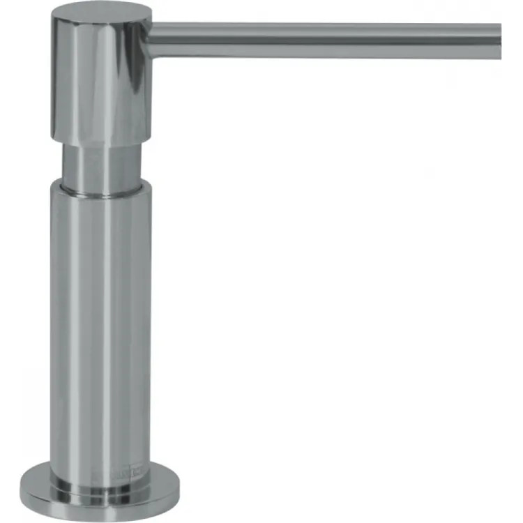 Franke Planar 8 Soap/Lotion Dispenser, Top Refill, Deck Mount, 11.5 Oz, Satin Nickel - UNI-SD-SNI (119.0437.314) 