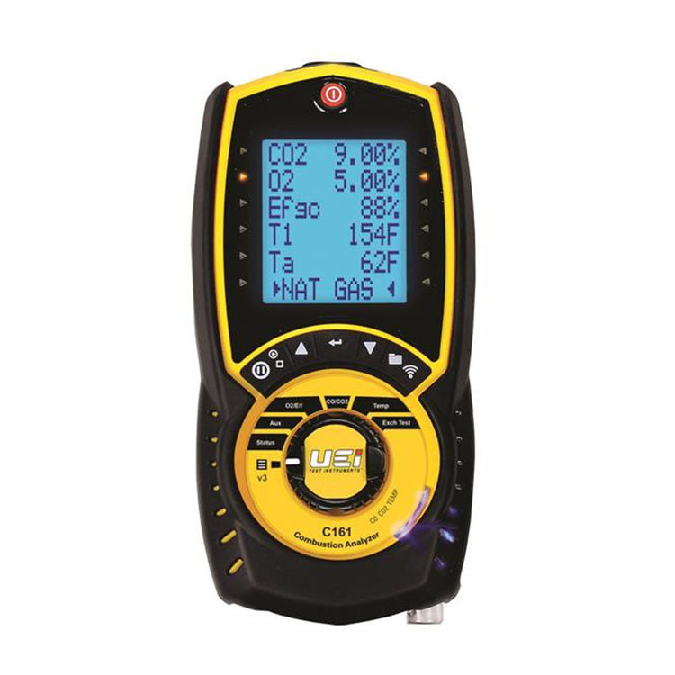 UEi Residential Combustion Analyzer Kit With Carrying Case - C161OIL