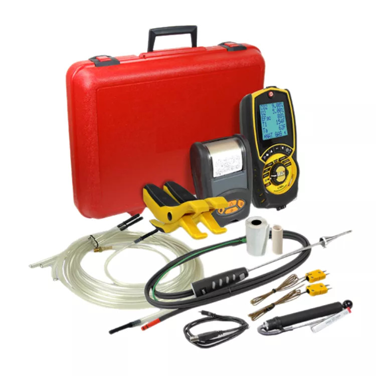 UEi Residential/Commercial Combustion Analyzer Kit with NOx and Printer for Oil-Fired Appliances - UEI C165+NOILKIT