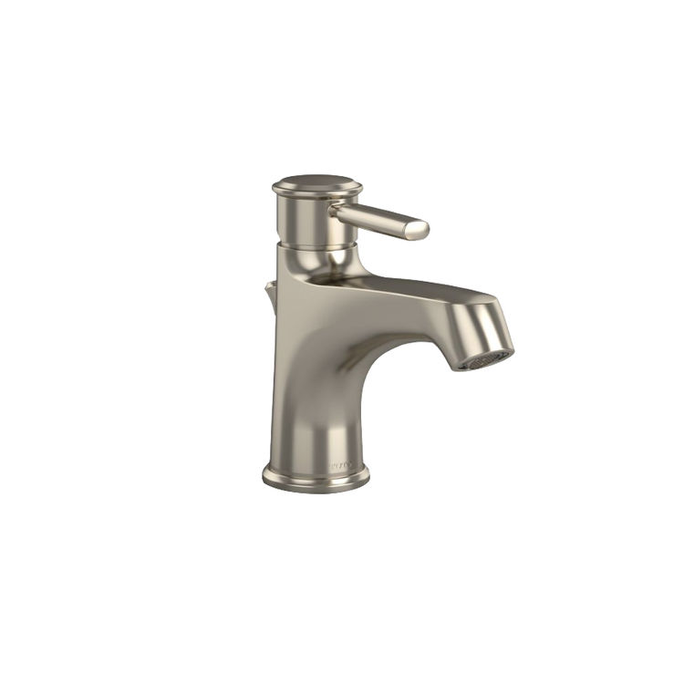TOTO Keane Single-Handle 1.2 GPM Bathroom Sink Faucet, WaterSense, Brass Construction, Lever Handle, Brushed Nickel - TL211SD12R#BN
