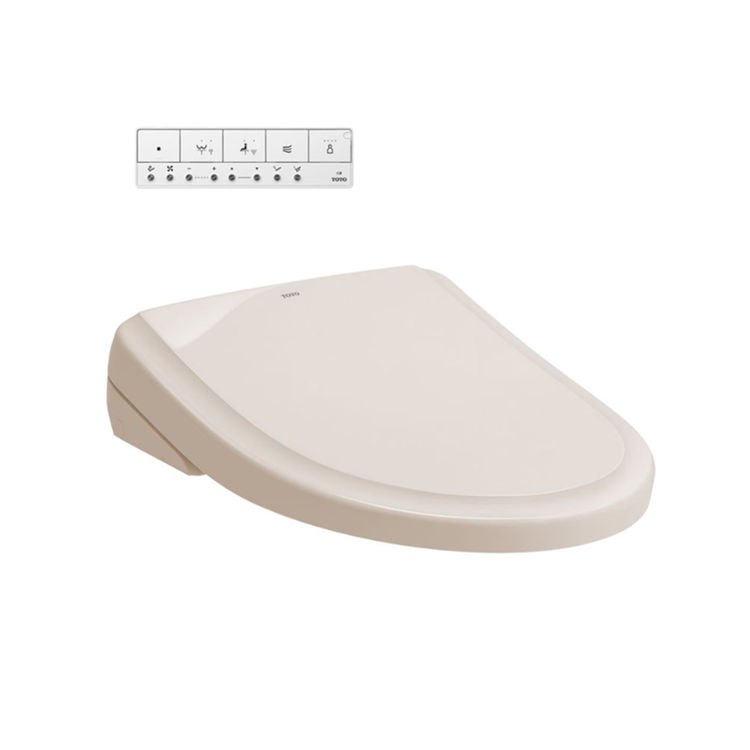 TOTO Elongated WASHLET S7A, EWATER+, PREMIST, Night Light, Auto Open/Close Lid, Classic Sedona Beige - SW4734#12
