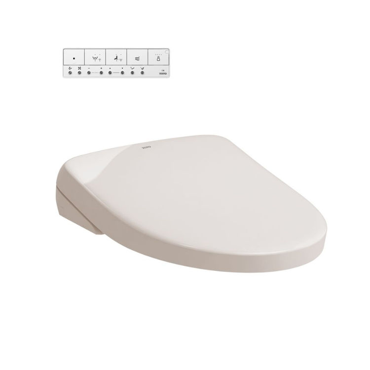 TOTO Elongated WASHLET S7, EWATER+, PREMIST, Heated Seat, Night Light, Contemporary Sedona Beige - SW4726#12