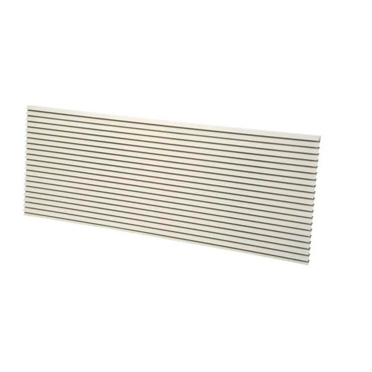 42" x 16" Aluminum Louvred Grill in White - GRILL-ALU-WH