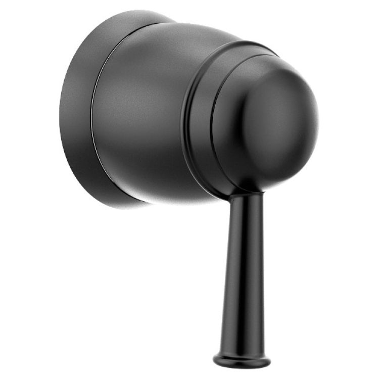 Moen Belfield Volume Control Trim, Lever Handle, Matte Black - T4412BL
