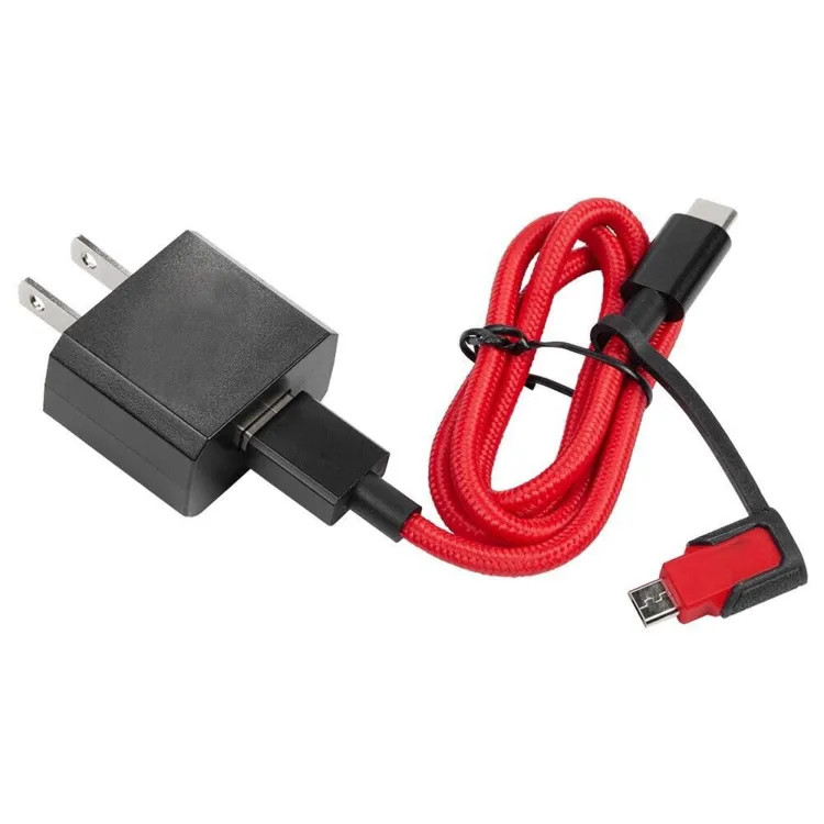 Milwaukee 2.1A Wall Charger with 3' USB-C Charging Cable and Micro-USB Adaptor - 48-59-1209