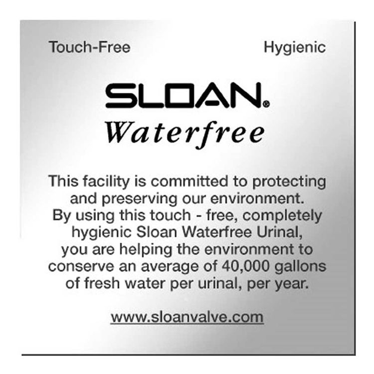 Sloan WES-31 Waterfree Urinal Plaque (1001521)