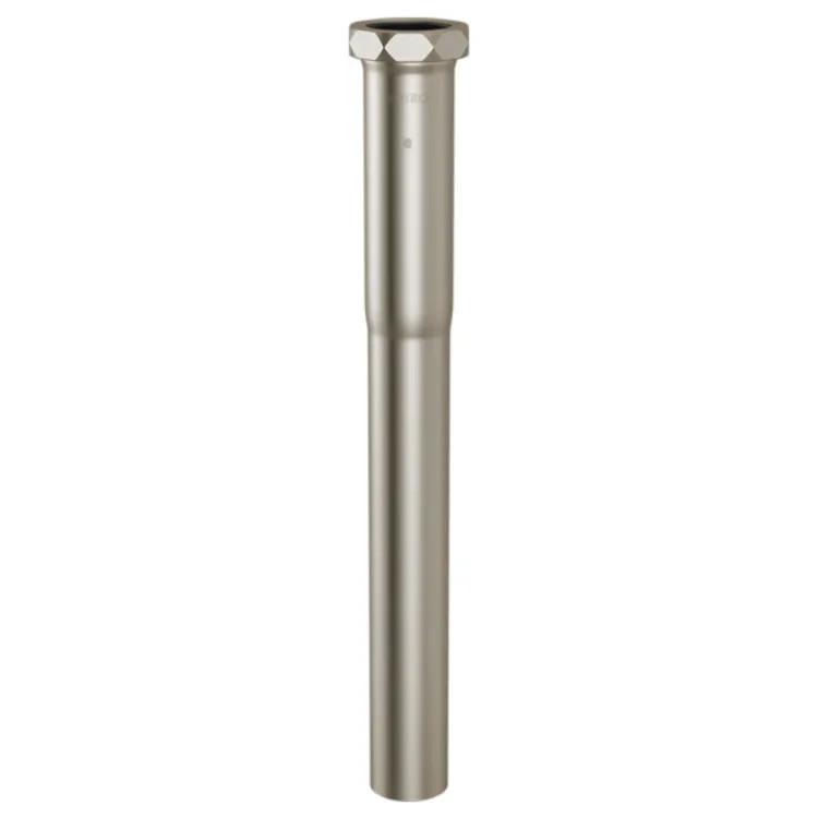 Brizo 12" P- Trap Extension Tube, Slip Joint , Brass, Brilliance Luxe Nickel - RP103667NK