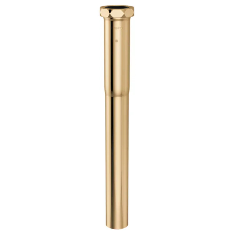 Brizo 12" P- Trap Extension Tube, Slip Joint , Brass, Brilliance Polished Gold - RP103667PG