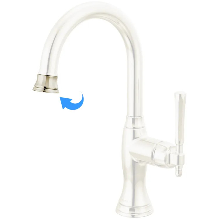 Brizo Tulham Spout Tip For Instant Hot Faucet, Brilliance Polished Nickel - RP101790PN 