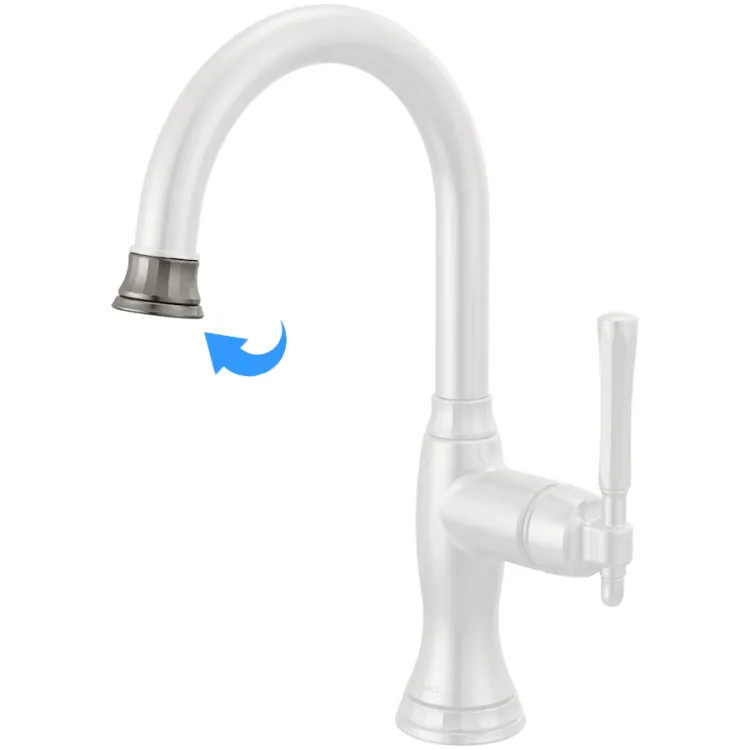 Brizo Tulham Spout Tip For Instant Hot Faucet, Brilliance Luxe Steel - RP101790SL