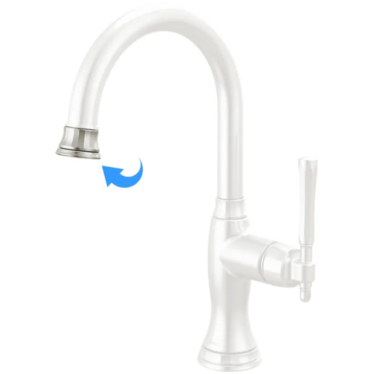 Brizo Tulham Spout Tip For Instant Hot Faucet, Brilliance Stainless - RP101790SS