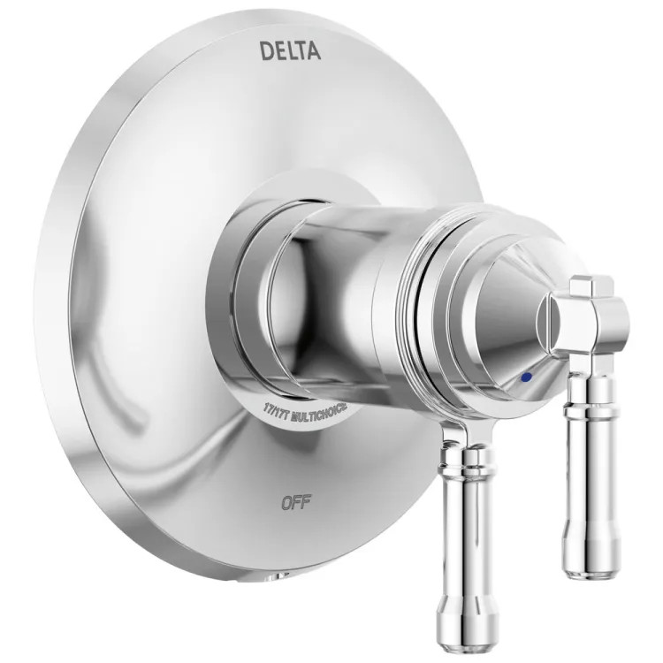 Delta Broderick 17T Series Valve Only Tim, TempAssure, ADA-Compliant, Lumicoat Chrome - T17T084-PR