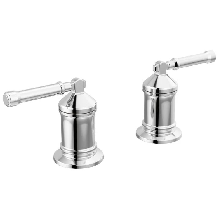 Delta Broderick 4-3/16" Two Handle Roman Tub, Cross Handle Kit, ADA, Lumicoat Chrome - H596-PR