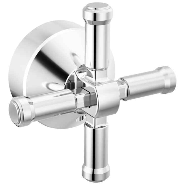 Delta Broderick Cross Handle Kit for T4784-LHP-FL Free Standing Tub Filler, ADA, Lumicoat Chrome - H594-PR