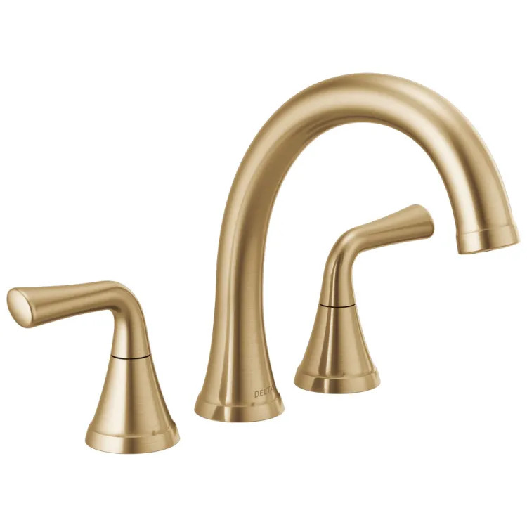 Delta Kayra Roman Tub Trim, ADA Compliant, Champagne Bronze - T2733-CZ