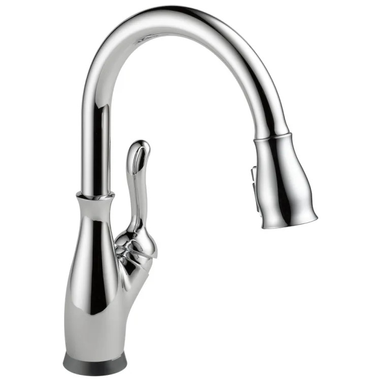 Delta Leland VoiceIQ Kitchen Faucet With Touch2O & Touchless Technology, ShieldSpray, Diamond Seal, ADA, 1.8 GPM, Chrome - 9178TLV-DST