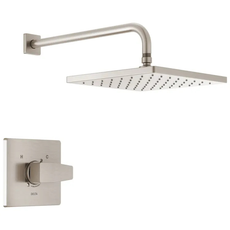 Delta Modern Monitor 14 Series Shower Trim, Touch-Clean, MultiChoice, ADA, 1.75 GPM, Spotshiel Brushed Nickel - T14268-SP-PP