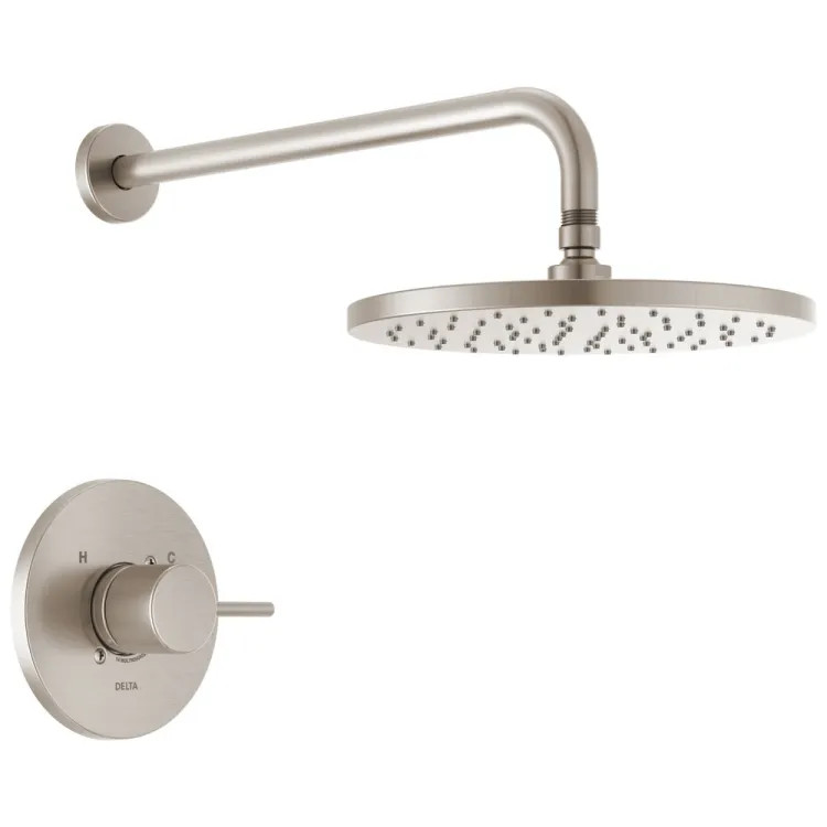 Delta Modern Monitor 14 Series Shower Trim, Touch-Clean, MultiChoice, ADA, 1.75 GPM, Spotshiel Brushed Nickel - T14269-SP-PP