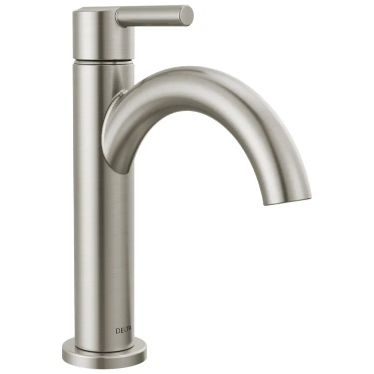 Delta Nicoli Bathroom Faucet, Single Handle, Deck Mount, ADA-Compliant, 1.2 GPM, Stainless - 15749LF-SS