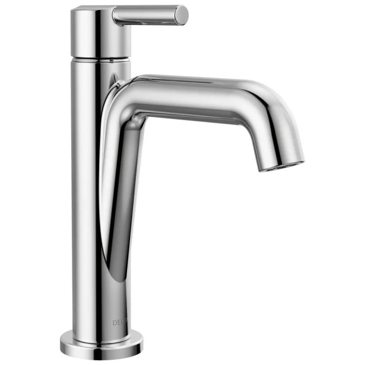 Delta Nicoli Bathroom Faucet, Single Handle, Deck Mount, ADA-Compliant, 1.2 GPM, Chrome - 15849LF