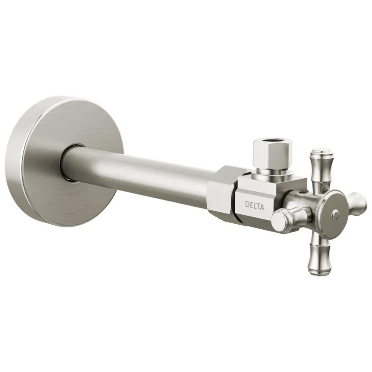 Delta Angled Supply Stop Valve, ADA-Compliant, Stainless - DT022202-SS